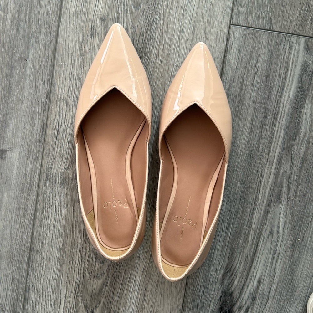 Pointed Toe Flats. Only Worn Once - image 1